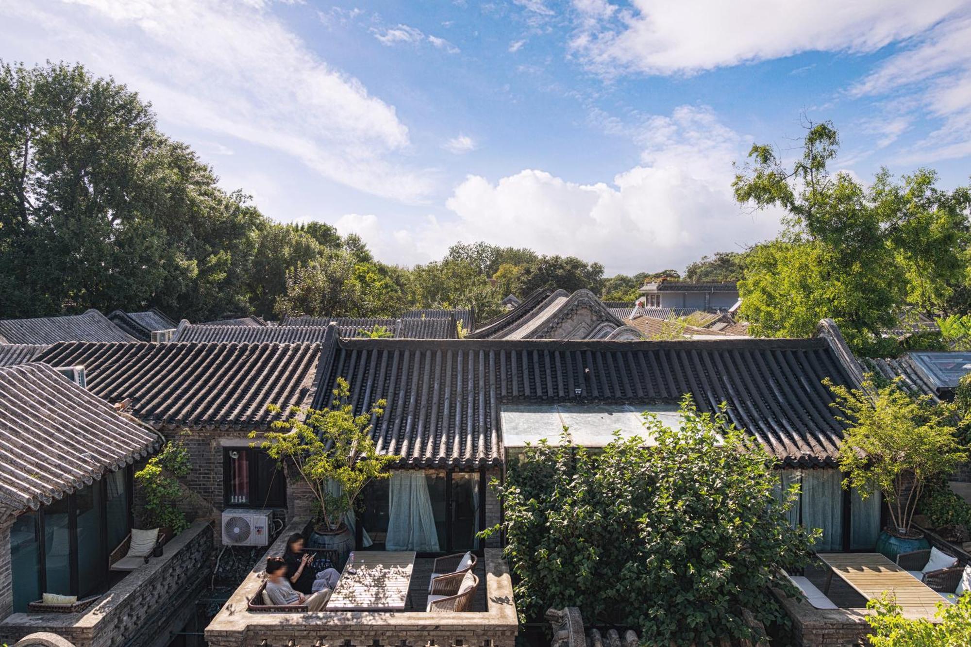 Beijing Le Zai Nan Luo Gu Xiang Wang Fu Jing Forbidden City Courtyard Hotel&Free Laundry Service&Free Coffee And Dumpling Experience Service ภายนอก รูปภาพ