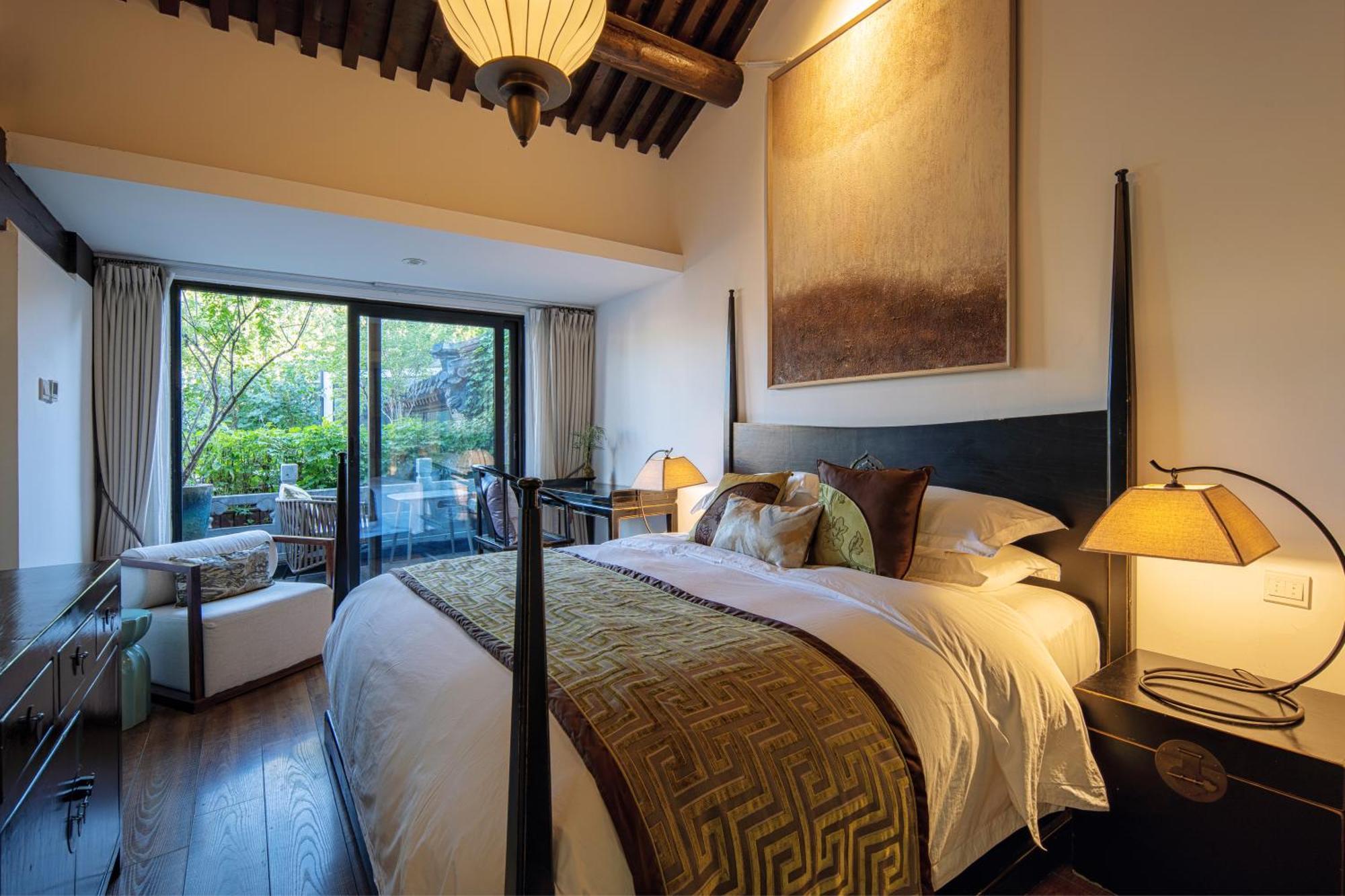 Beijing Le Zai Nan Luo Gu Xiang Wang Fu Jing Forbidden City Courtyard Hotel&Free Laundry Service&Free Coffee And Dumpling Experience Service ภายนอก รูปภาพ