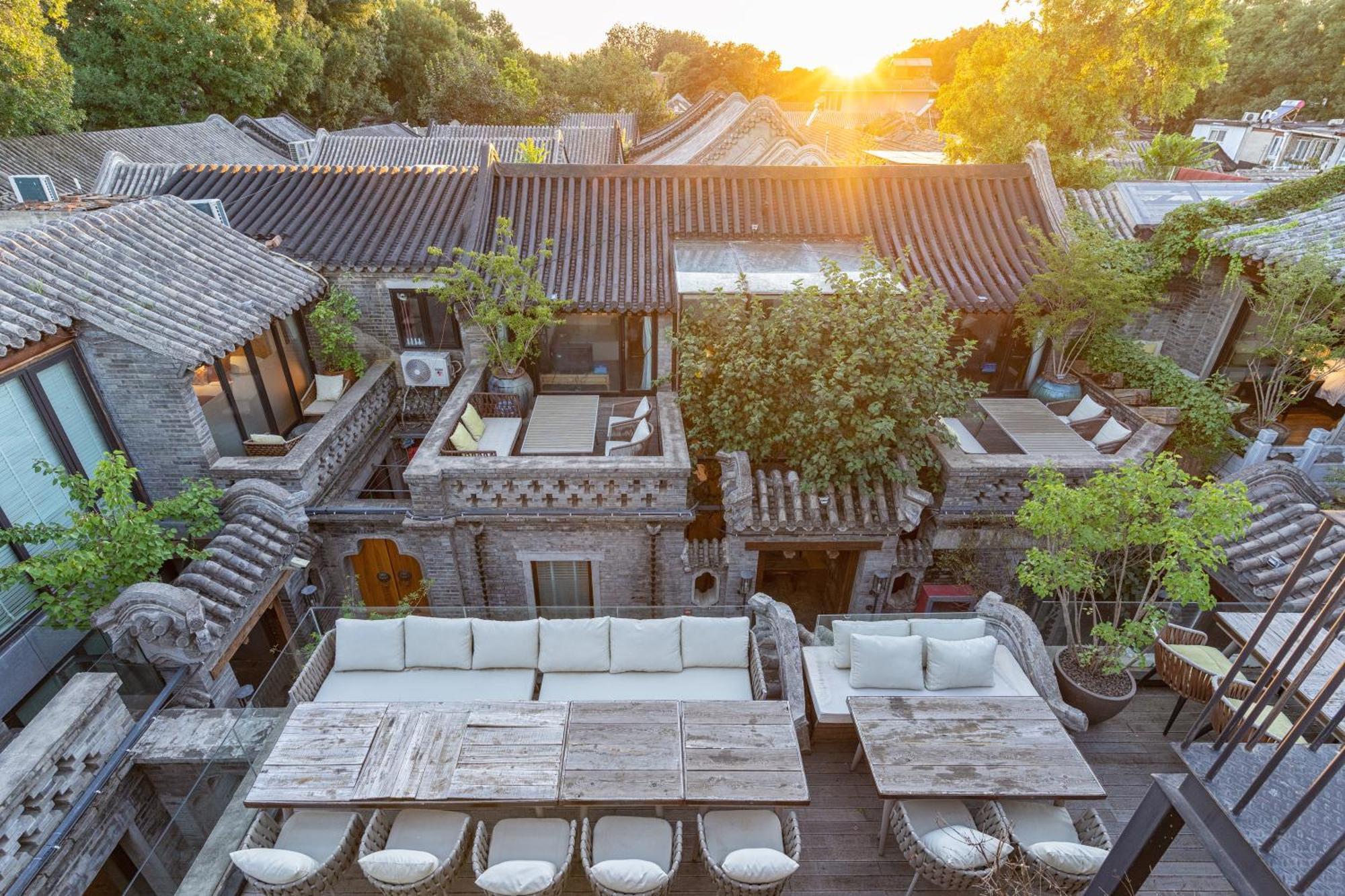 Beijing Le Zai Nan Luo Gu Xiang Wang Fu Jing Forbidden City Courtyard Hotel&Free Laundry Service&Free Coffee And Dumpling Experience Service ภายนอก รูปภาพ