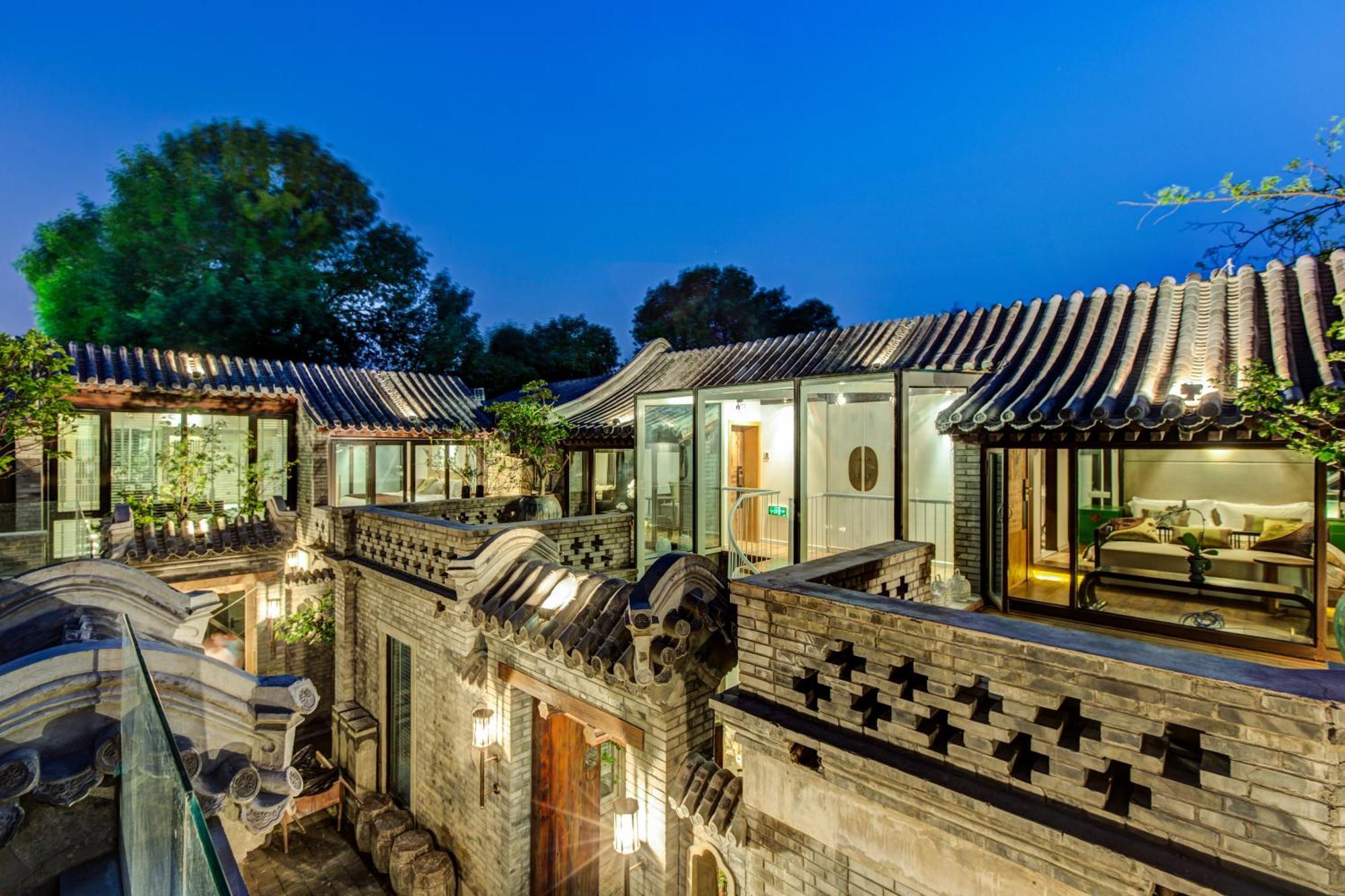 Beijing Le Zai Nan Luo Gu Xiang Wang Fu Jing Forbidden City Courtyard Hotel&Free Laundry Service&Free Coffee And Dumpling Experience Service ภายนอก รูปภาพ