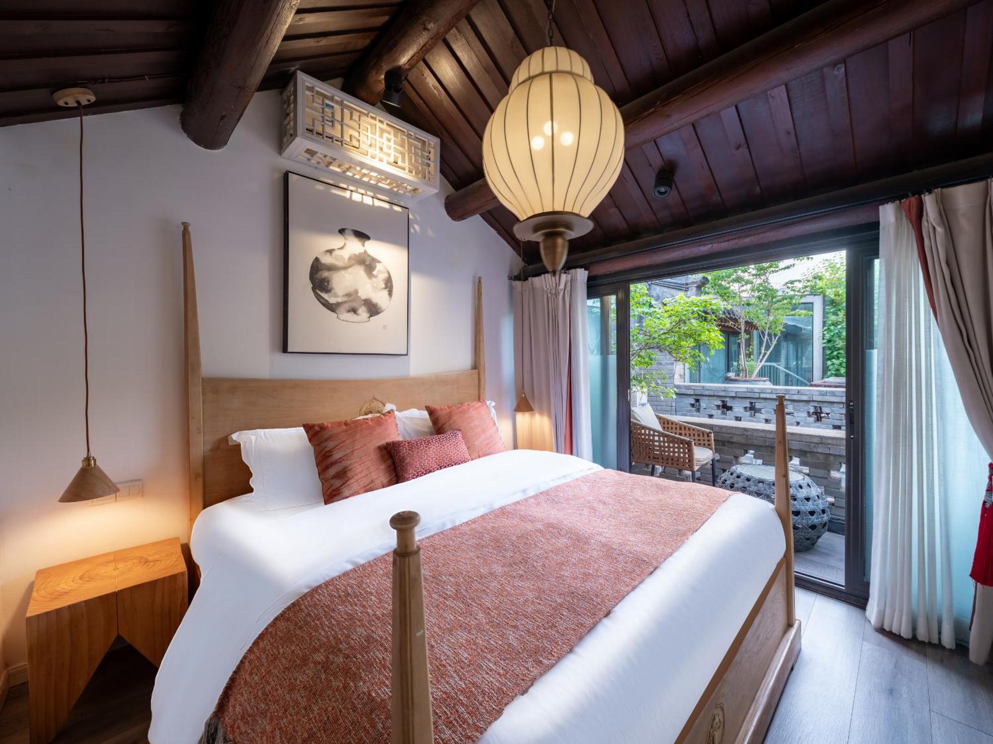 Beijing Le Zai Nan Luo Gu Xiang Wang Fu Jing Forbidden City Courtyard Hotel&Free Laundry Service&Free Coffee And Dumpling Experience Service ภายนอก รูปภาพ
